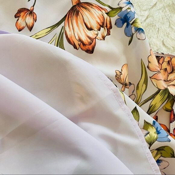 Maggy London Floral Charmeuse Midi dress NWOT size 10 - Picture 12 of 14